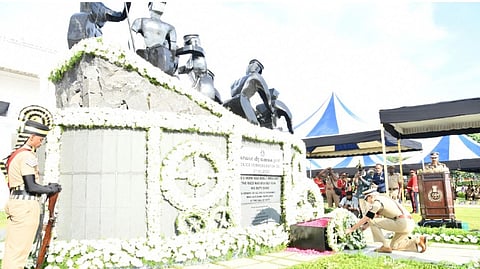 Police Commemoration Day at Chennai headquarters