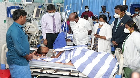 Health Minister Ma Subramanian inquired about health