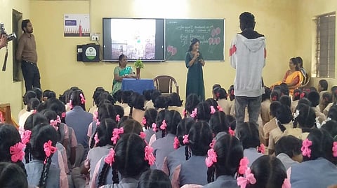 Child Film Festival in government higher secondary school