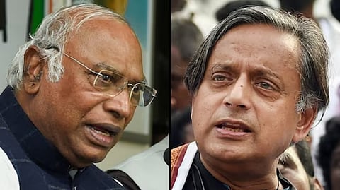 Kharge, Tharoor