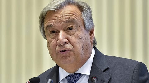 UN Secretary General Antonio Guterres