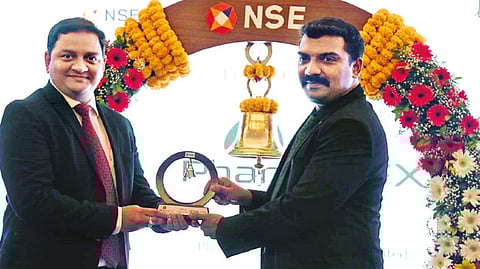 Top officials after listing at the National Stock Exchange