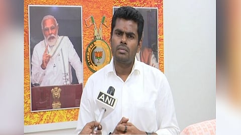 Tamil Nadu state BJP president K Annamalai