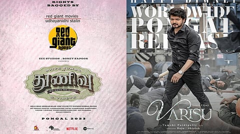 Thunivu, Varisu posters