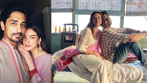 Siddharth and Aditi Rao Hydari