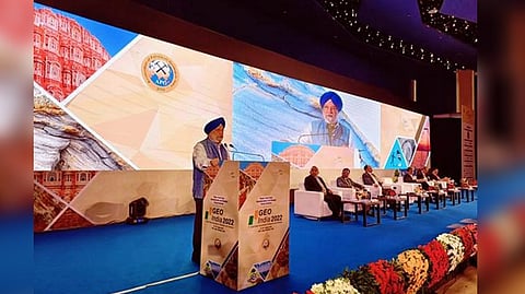 Urban Affairs Minister Hardeep S Puri at a Conference