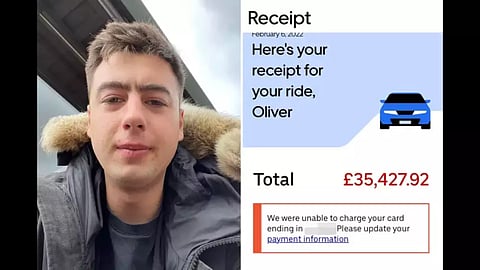 Customer charged Rs 32 lakh for 15-min cab ride