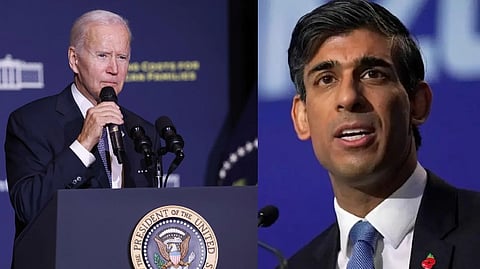 Joe Biden; Rishi Sunak