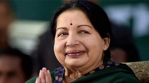 Former Chief Minister J Jayalalithaa