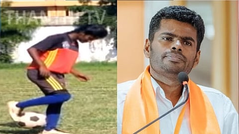 Priya, State BJP chief K Annamalai