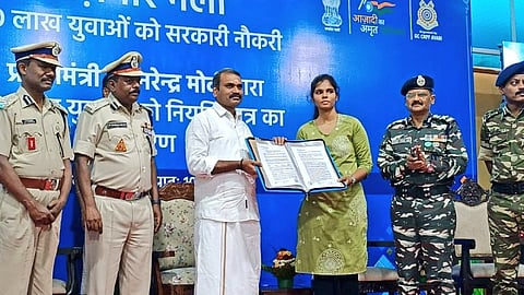 L Murugan distributing appointment orders