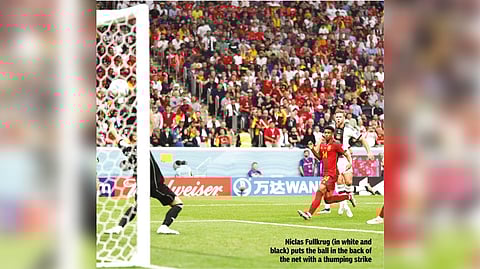 IN NIC OF TIME: Fullkrug nets equaliser to keep Germany hopes alive