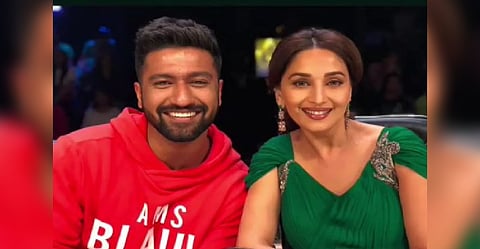 Vicky Kaushal and Madhuri Dixit