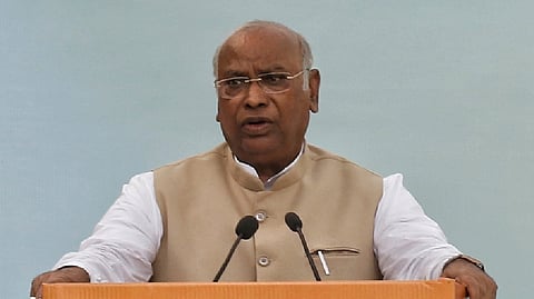 Congress president Mallikarjun Kharge