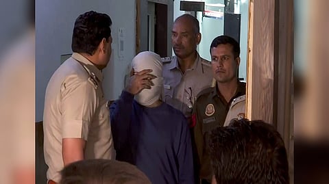 Accused Aftab Amin Poonawalla in police custody