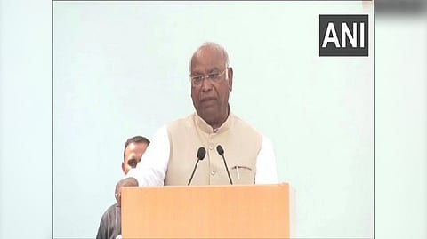 Congress president Mallikarjun Kharge