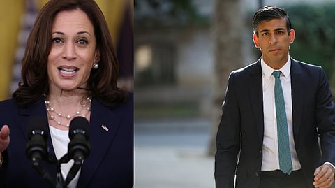 USA VP Kamala Harris & UK PM Rishi Sunak