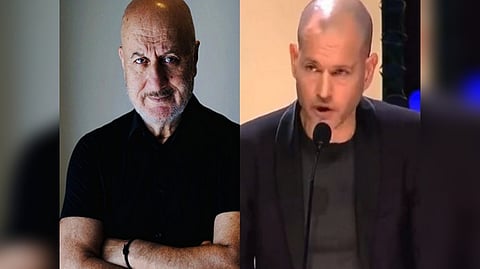 (L to R) Anupam Kher, Nadav Lapid
