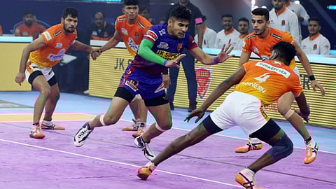 Paltan's third all out of the evening thrust them into a 35-29 lead.