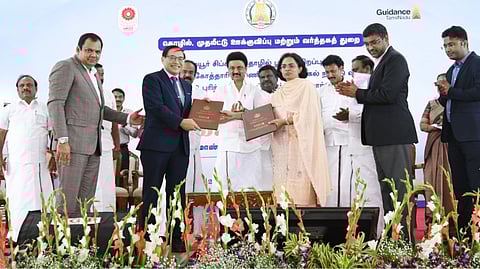 CM Stalin inaugurated the SIPCOT Industrial Park at Eraiyur in Perambalur district.