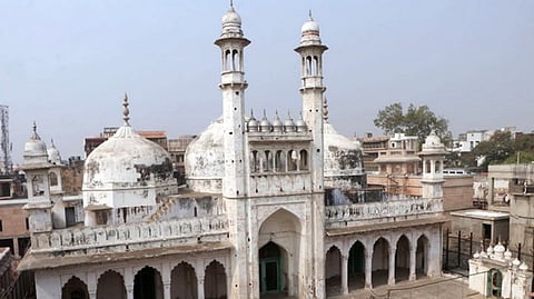 A view of the Gyanvapi Mosque in Varanasi.