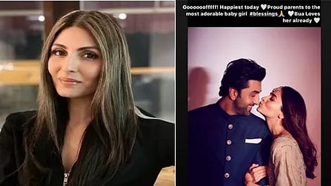 (L) Riddhima Kapoor Sahni, Ranbir & Alia