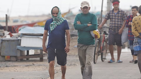 A scene from Marina beach