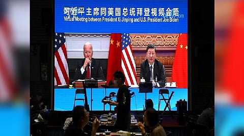 US President Joe Biden and Chinese President Xi Jinping