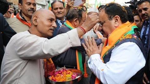 Bharatiya Janata Party chief JP Nadda