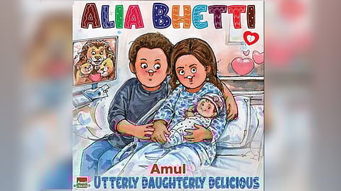 Amul Poster for Alia Bhatt and Ranbir Kapoor