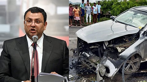 Cyrus Mistry; Visual of the car accident