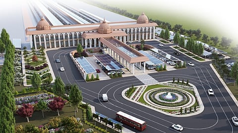 Model of Kanyakumari railway station