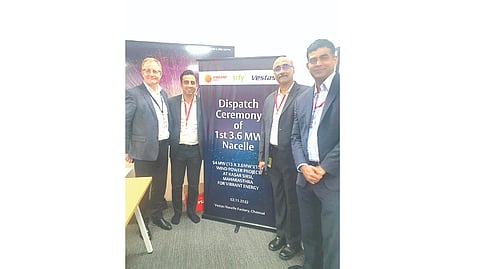 Vestas ships first 3.6 MW component for Vibrant’s 54 MW project