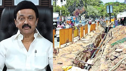 Stalin; Storm water drain work on Poonamallee High Road