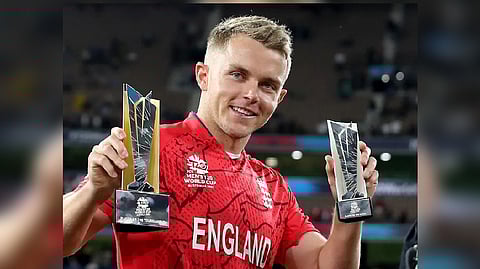 Sam Curran was named as Player Of the ICC Men's T20 World Cup