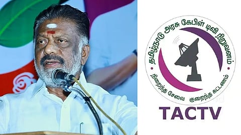 (L) O Panneerselvam, Tamil Nadu Arasu Cable TV Corporation