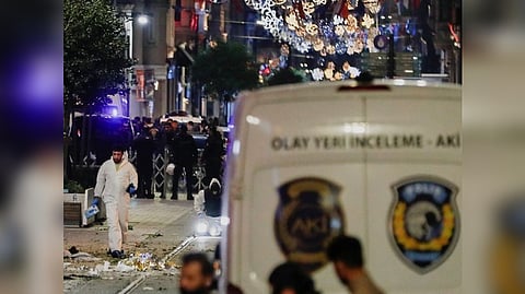 Istiklal pedestrian street of Central Istanbul