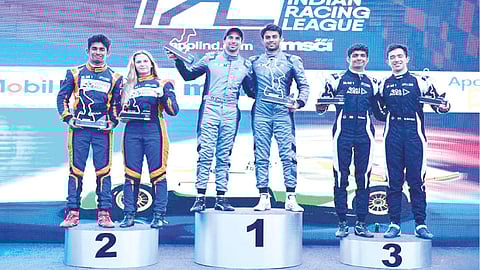 Akhil Rabindra placed the Hyderabad team on top of the podium with a timing of 1:32.108