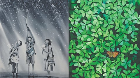 Paintings by Shyam Karri