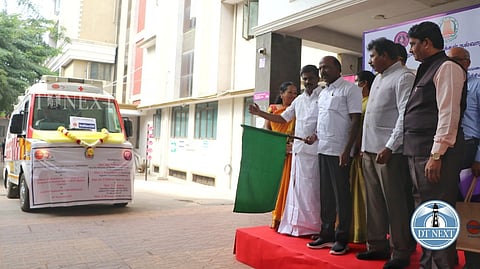 TN's health minister
inaugurated the mass RO purifier plant & emergency ambulance at the Government Maternity Hospital, Egmore.