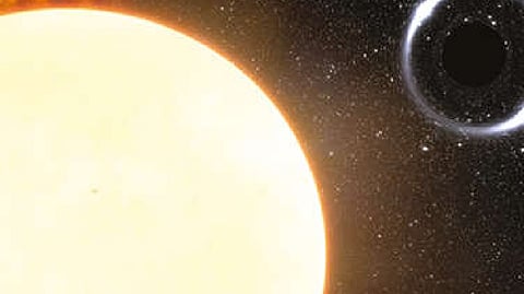 Astronomers find a black hole in our cosmic backyard