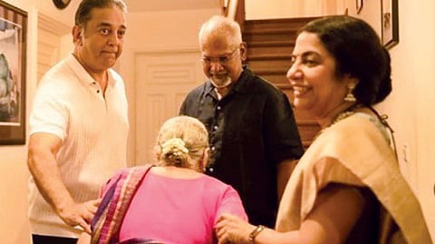 Kamal Haasan with family