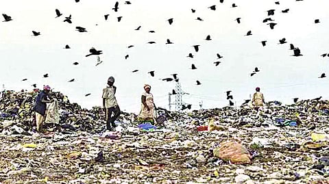 File photo of Perungudi dumpyard