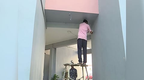 Visual from Lalpuria apartment of Vidyadhar Nagar area