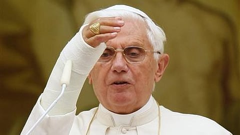 Former pope Benedict