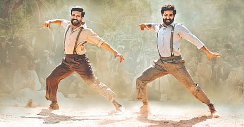 Still from Naatu Naatu song