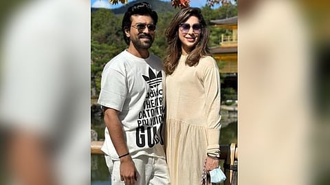 Ram Charan with Upasana