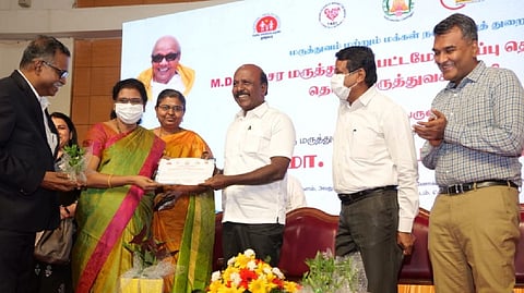 Ma Subramanian during the event