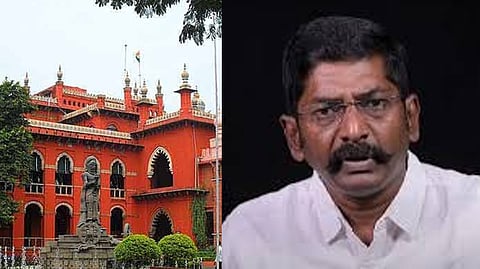 (L) Madras High Court; Savukku Shankar(R)