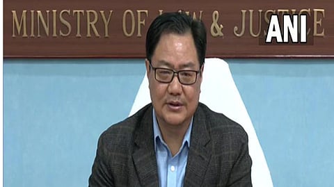 Union Law Minister Kiren Rijiju.